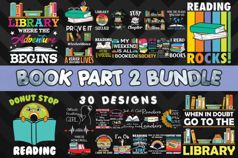 book-part-2-bundle-svg-30-designs