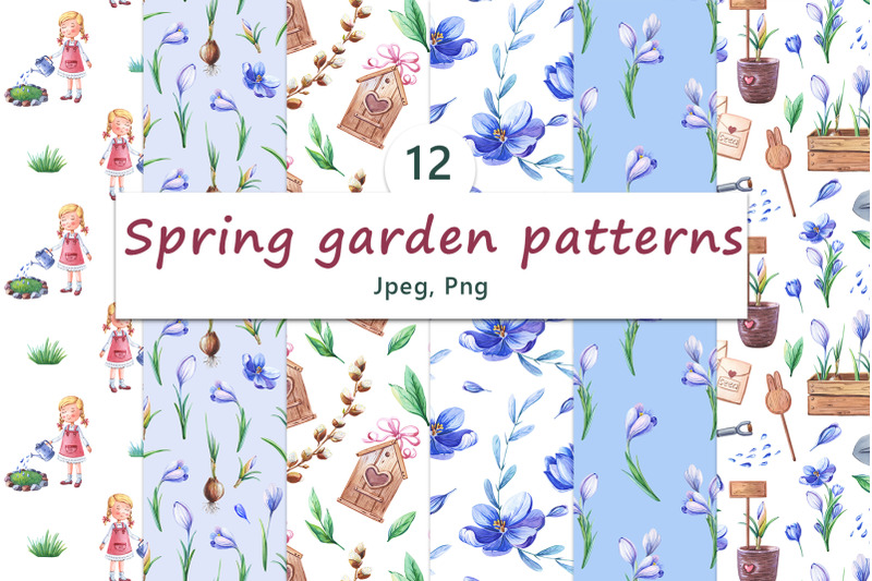 spring-garden-patterns