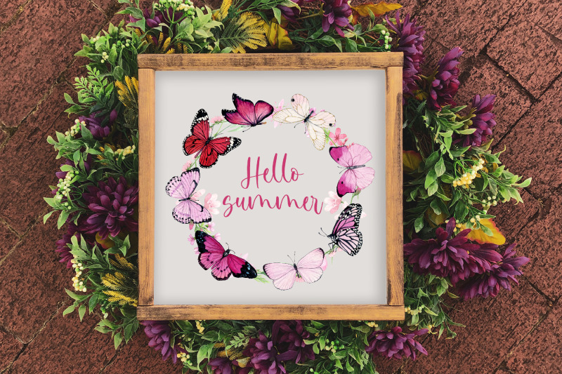watercolor-butterfly-bundle-pink-butterflies-png-wreath