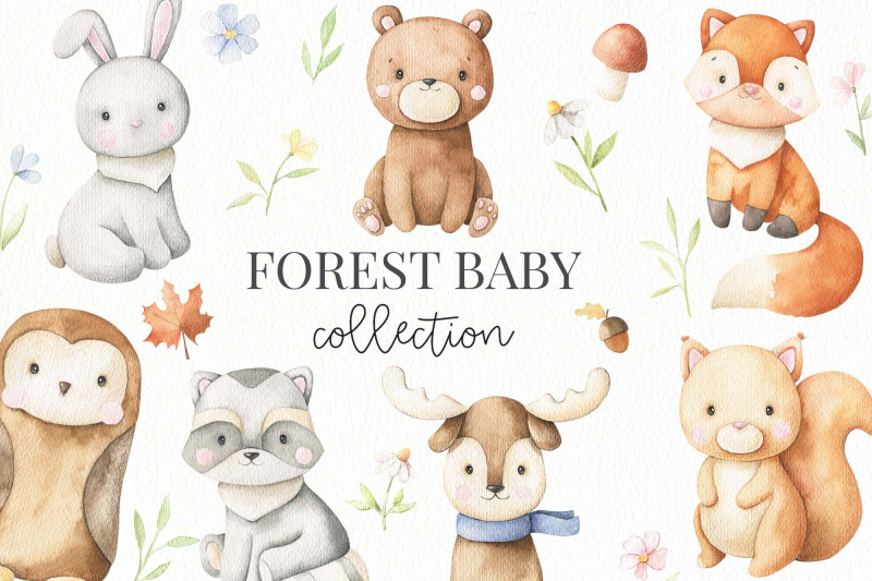 forest-baby-watercolor-set