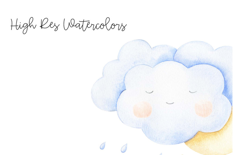 weather-watercolor-set