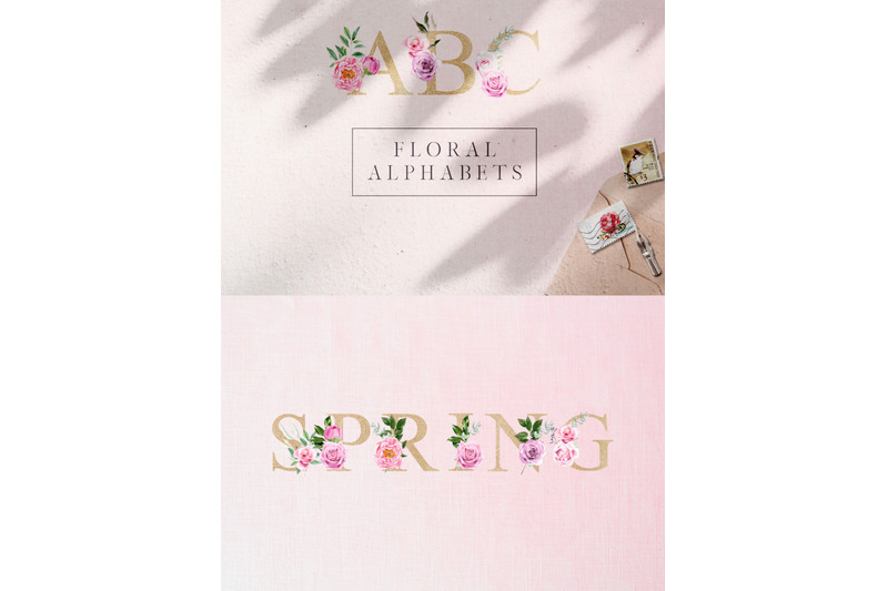 romantic-alphabet-floral-letter-watercolor-a3
