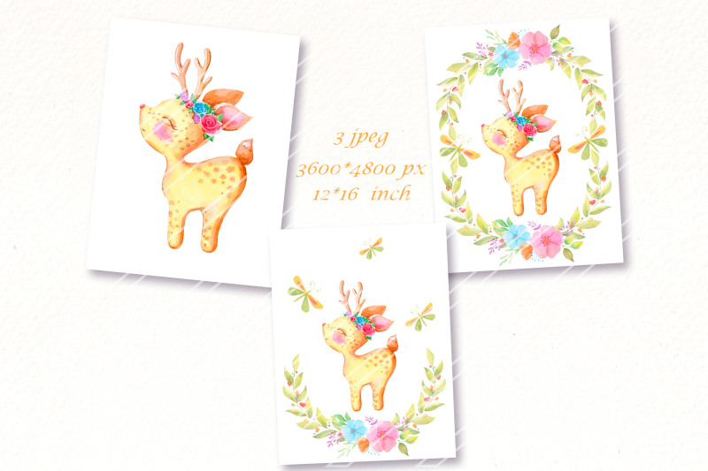 baby-deer-watercolor-clipart-bundle-cute-animal-printable