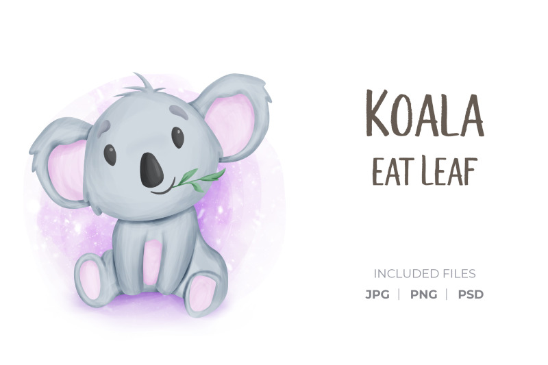 koala-eat-leaf
