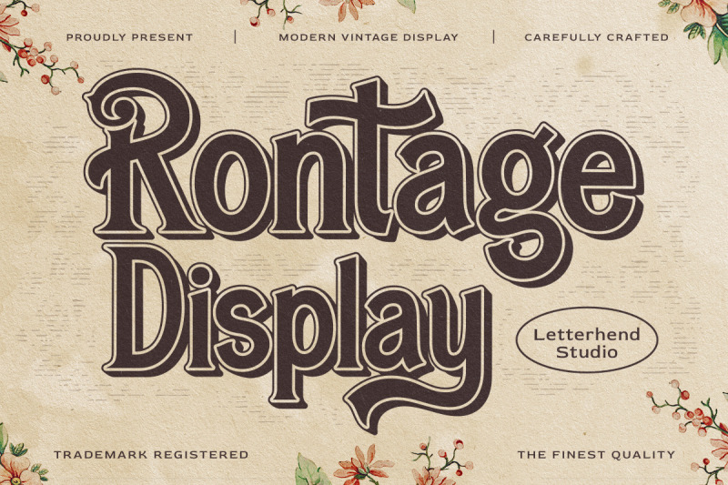 rontage-display-vintage-display