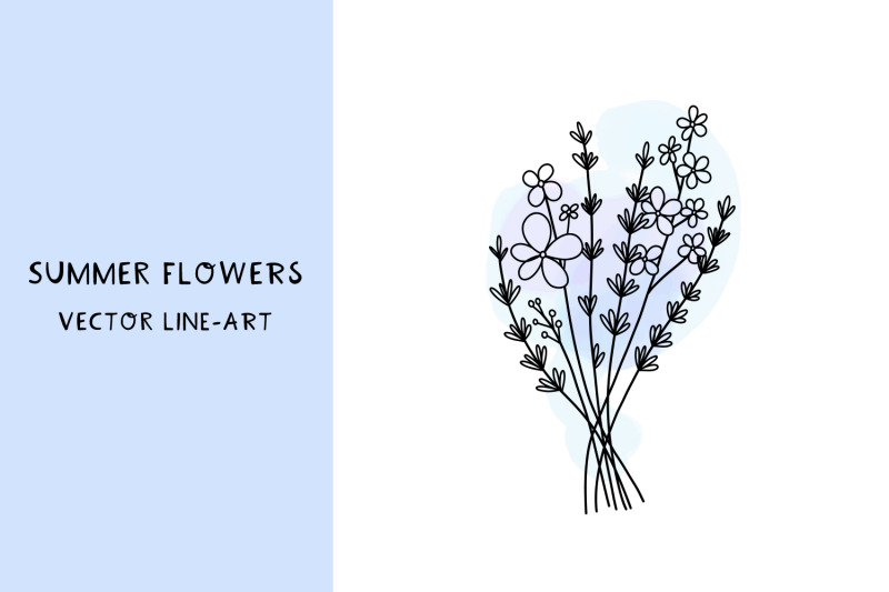 cute-bouquets-hand-drawn-line-art-set