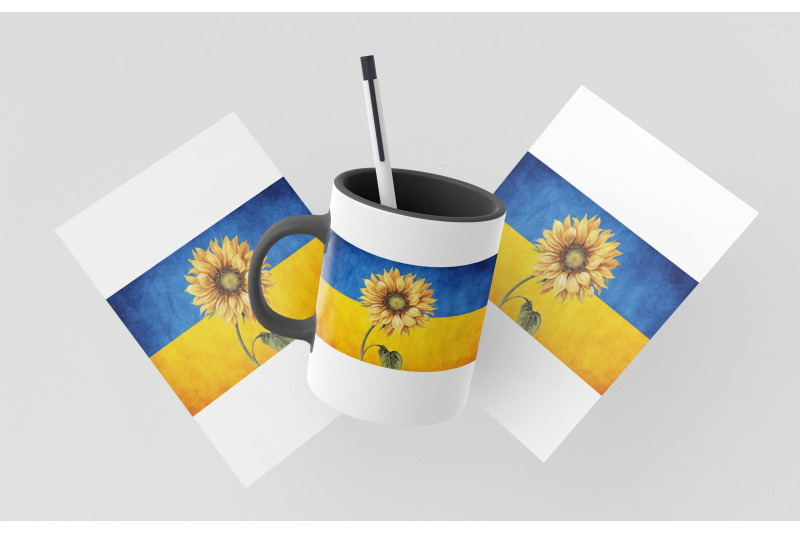 sunflower-on-ukraine-flag-sublimation