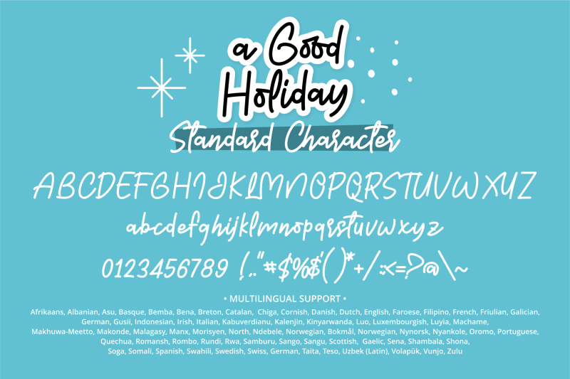 a-good-holiday-a-monoline-script-font