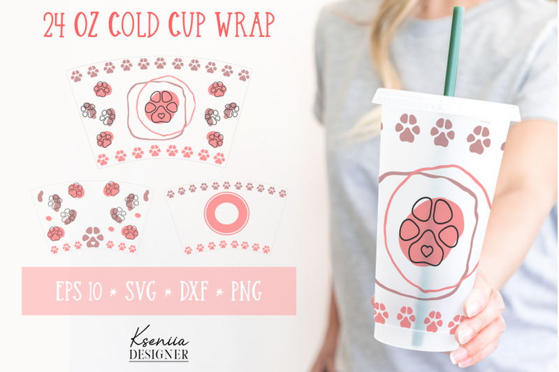 dog-paw-svg-venti-cold-cup-wrap-full-wrap-starbucks-cup