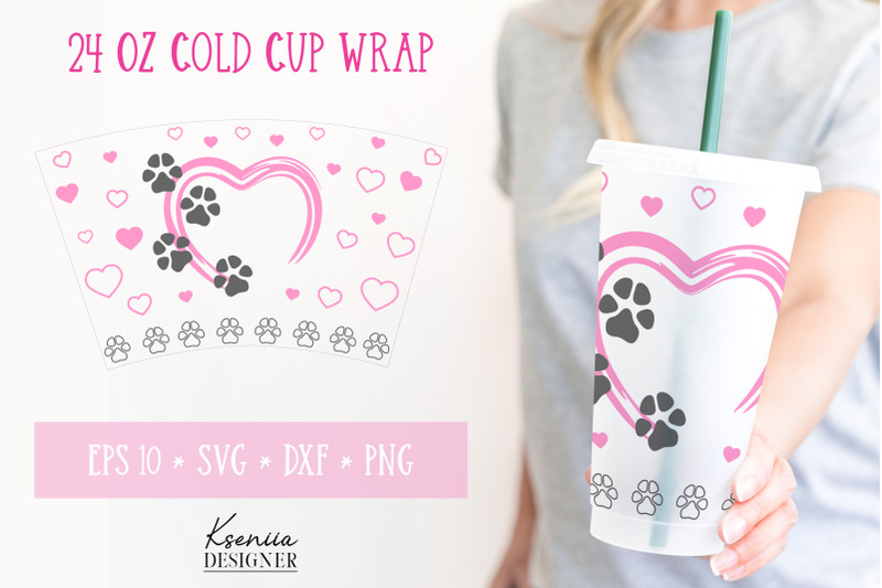 full-wrap-starbucks-cup-dog-paw-svg-venti-cold-cup-wrap