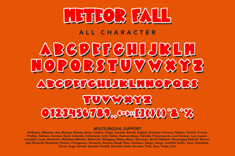 meteor-fall-comic-display-font
