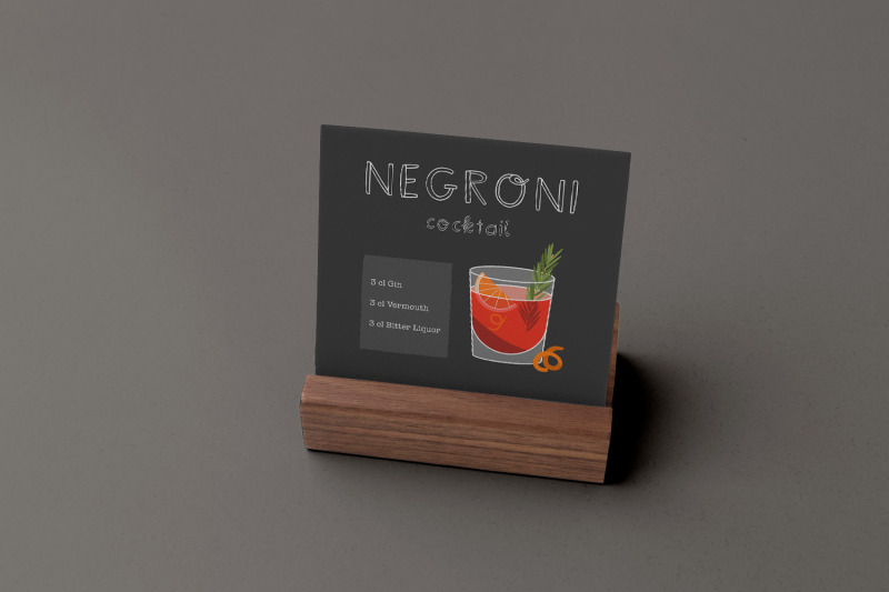 negroni-recipe-vector-design-ai-format