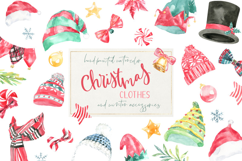 christmas-clothes-2-xmas-accessories-clipart-new-year-santa-hat