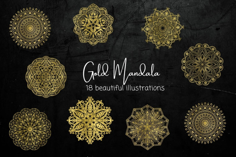 gold-mandala-illustrations