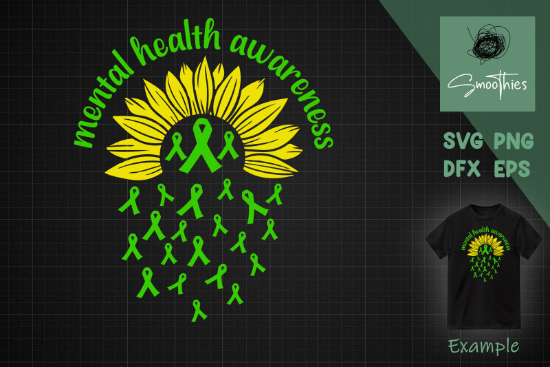 mental-health-awareness-sunflower-svg