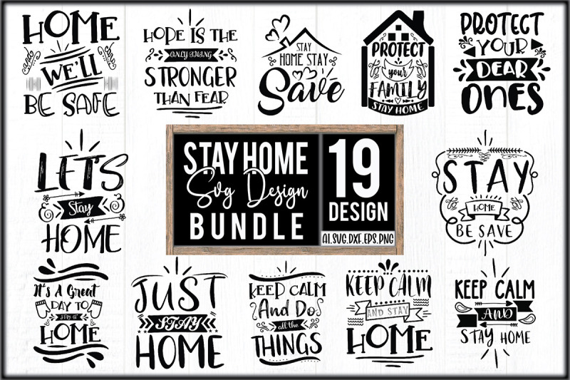 stay-home-svg-design-bundle