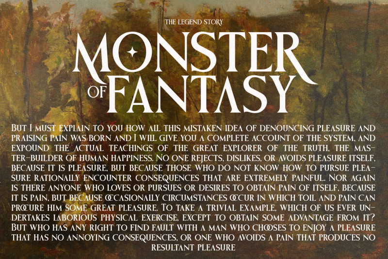 monster-of-fantasy-typeface