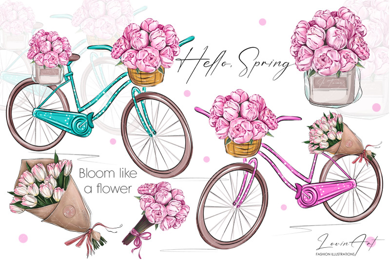 fashion-girl-clipart-spring-bicycle-clipart-flowers-peony-and-tulips