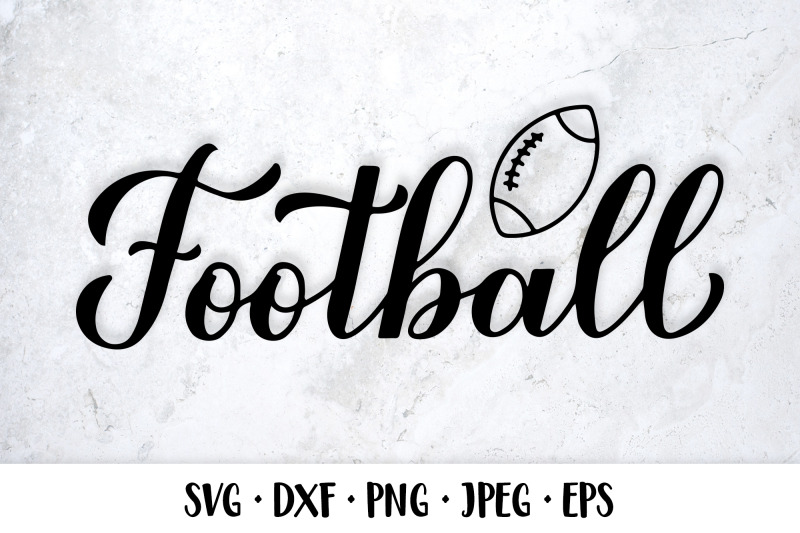 football-typography-sports-design-activity-game-svg