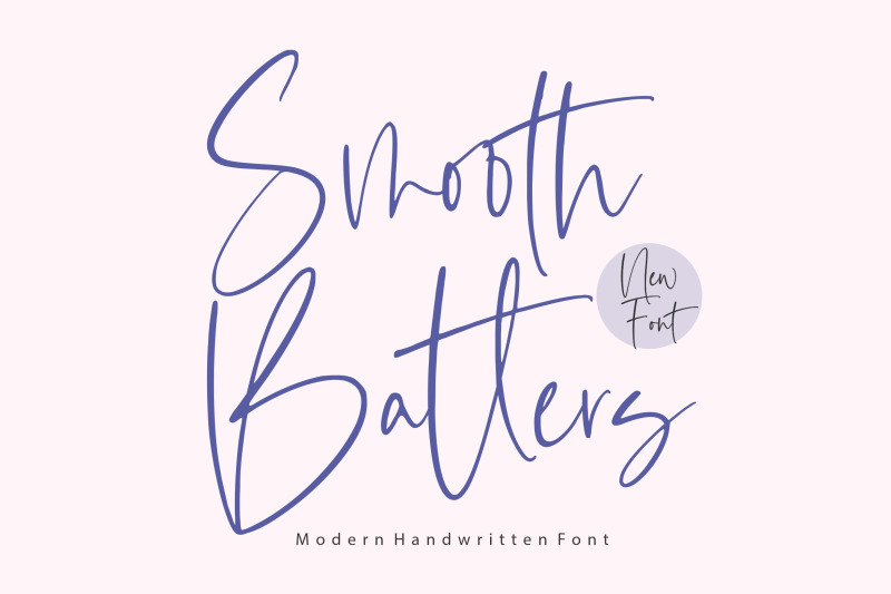 smooth-batters-modern-handwritten-font