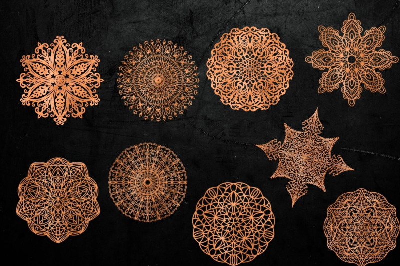 copper-mandala-illustrations