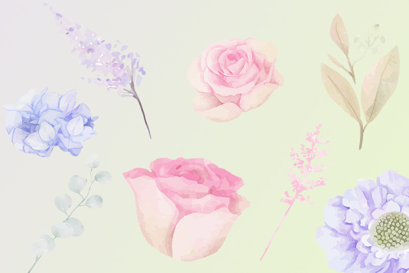 8-watercolor-flower-collection-vector