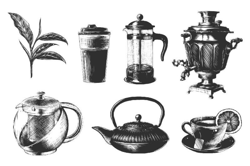 hand-drawn-tea-drink-sketches