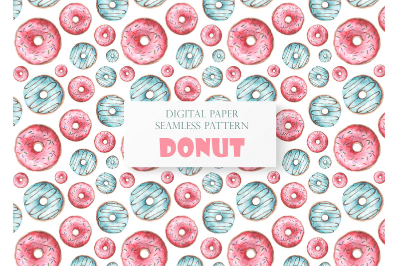 donut-digital-paper-seamless-pattern-pink-donut-blue-donut-baking