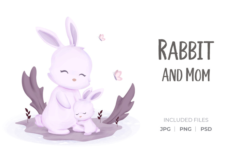 rabbit-and-mom