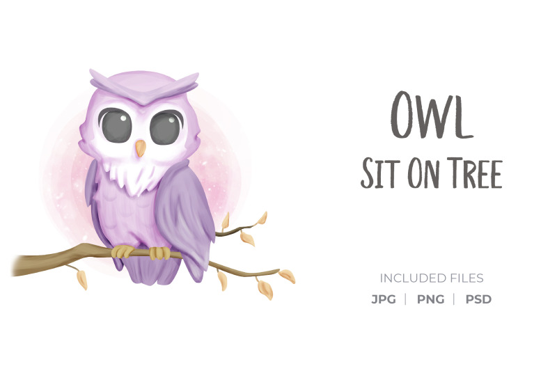 owl-sit-on-tree