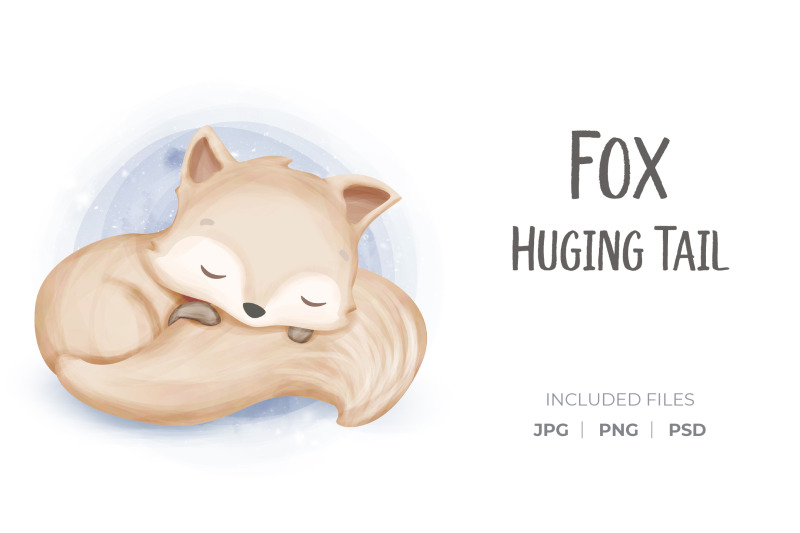 fox-hug-tail