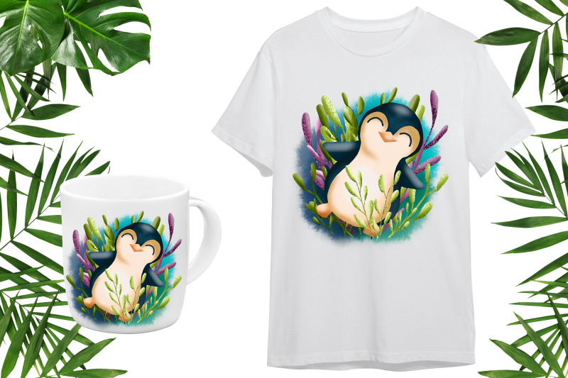 cute-penguin-sublimation-design-png