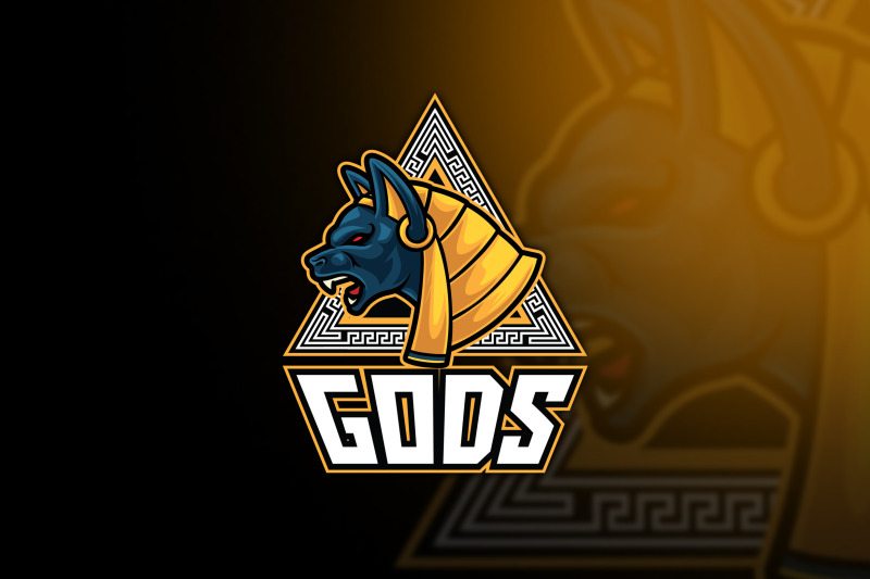 egyptian-gods-bastet-esport-logo-template