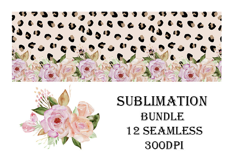 flower-tumbler-sublimation-bundle-seamless-ornament