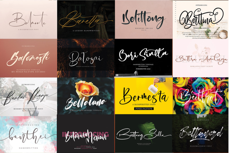 best-handwritten-collection-font-bundle