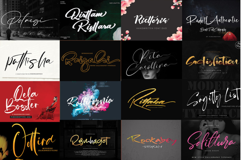 best-handwritten-collection-font-bundle