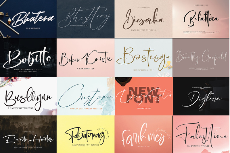 best-handwritten-collection-font-bundle