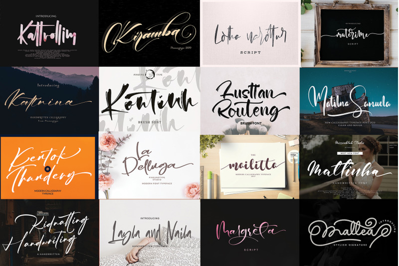 best-handwritten-collection-font-bundle