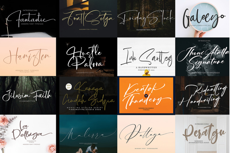 best-handwritten-collection-font-bundle