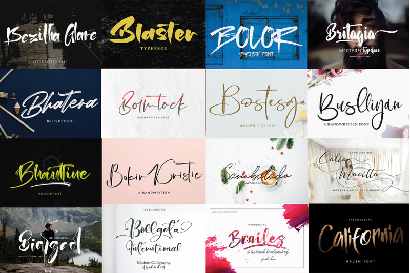 best-handwritten-collection-font-bundle