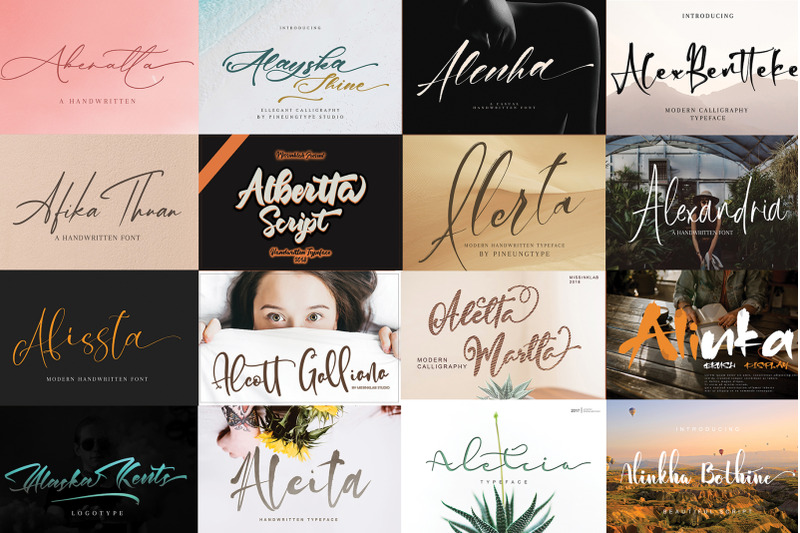 best-handwritten-collection-font-bundle