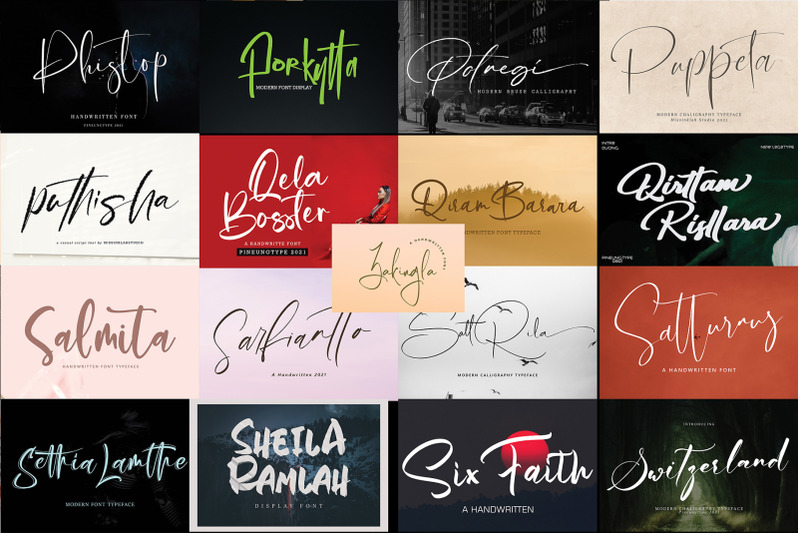 best-handwritten-collection-font-bundle