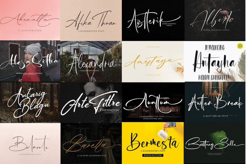 best-handwritten-collection-font-bundle