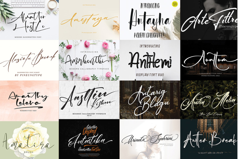 best-handwritten-collection-font-bundle