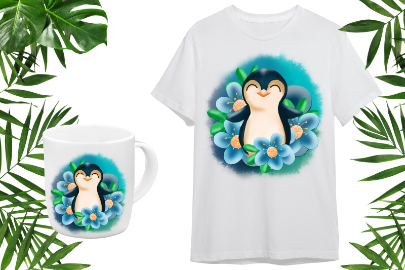 cute-penguin-illustration-sublimation-design-png