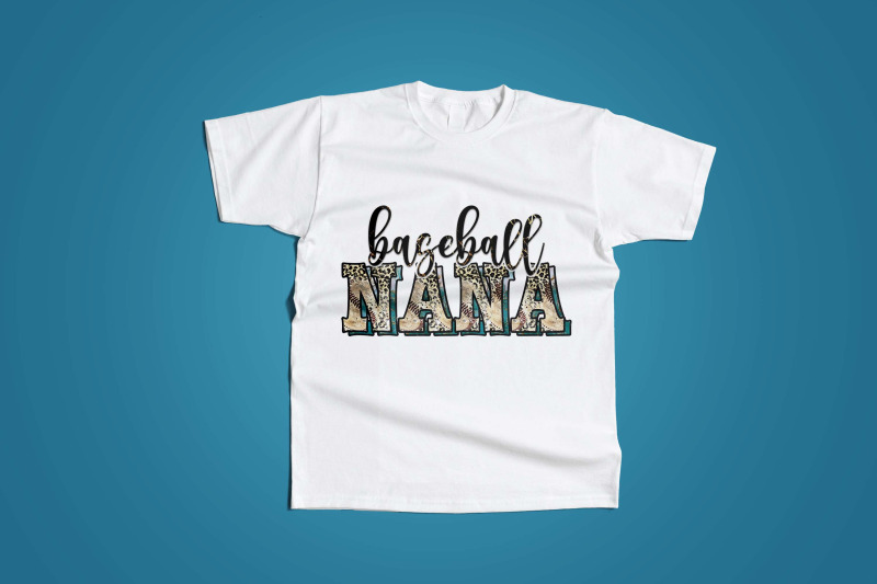 baseball-nana-sublimation-design