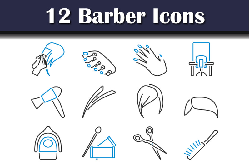 barber-icon-set