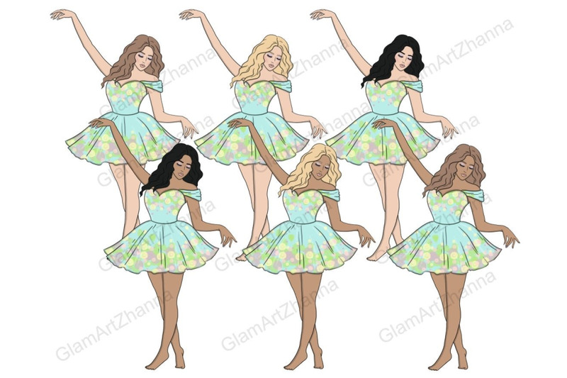 spring-girls-clipart