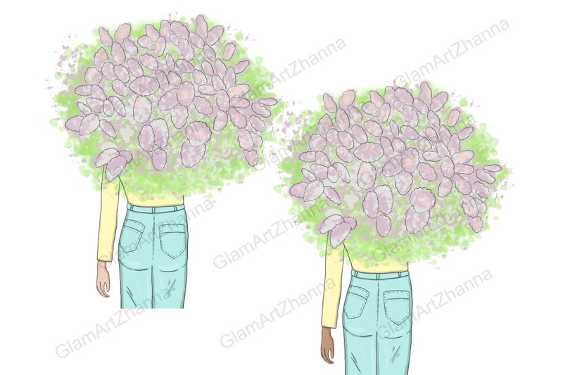 spring-girls-clipart