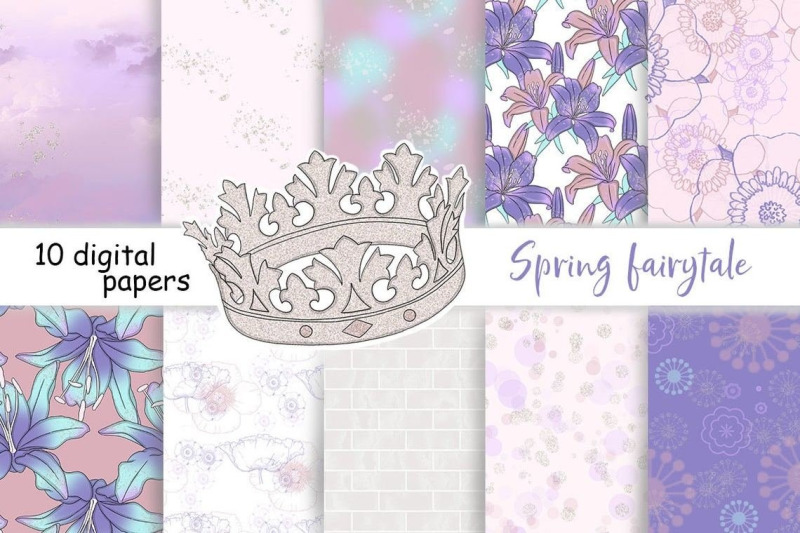 spring-fairy-tale-pattern